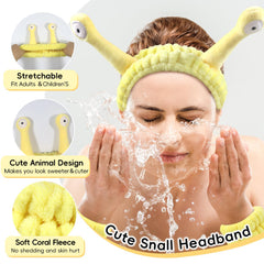 my novel things scrunchie and headband styled in ponytail, secures hair during routines