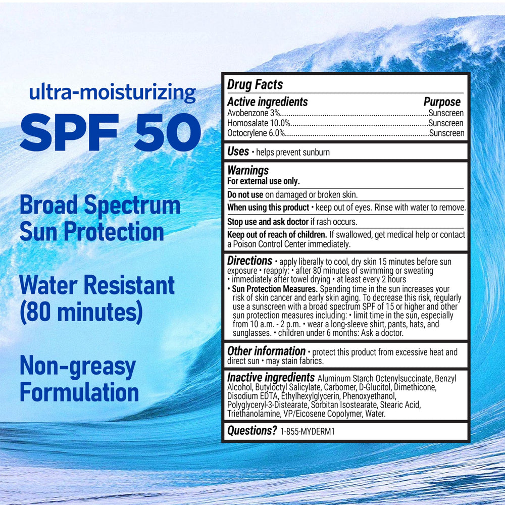 MyDerm dispensing from pump showing easy bulk application benefit