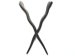 Myhsmooth front view pack of 2 hair sticks showing elegant design and secure hold