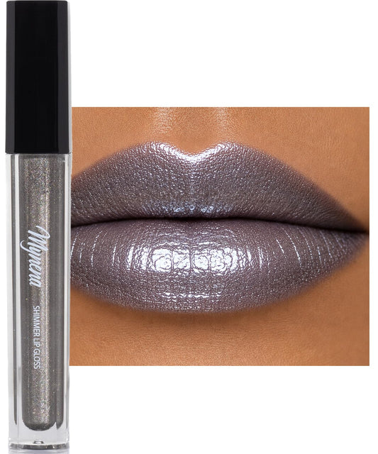 Mynena front tube Steel shade showing bold silver metallic shine
