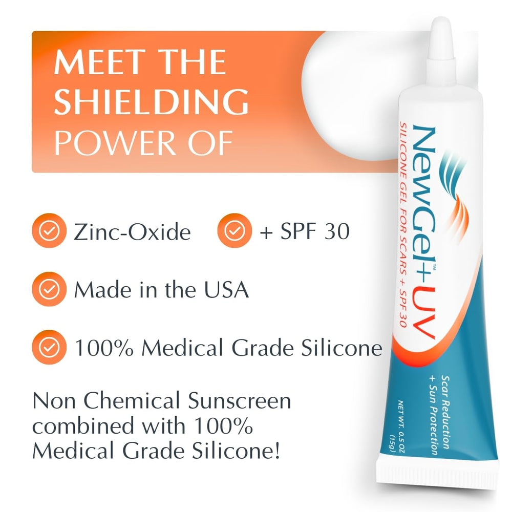 MyNewGel tube cap detail highlighting easy, controlled dispensing benefit