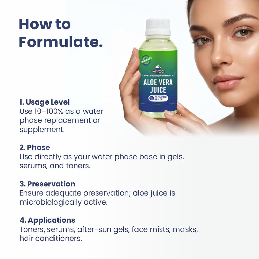 MYOC mixed into a DIY formulation demonstrating blendability