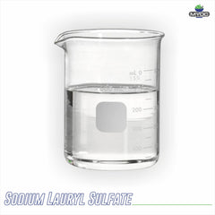 MYOC dissolved SLS solution texture close-up showing clear foaming potential