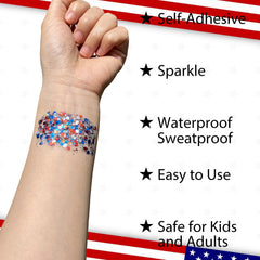 Mysense glitter stick applied on cheek for event-ready sparkle