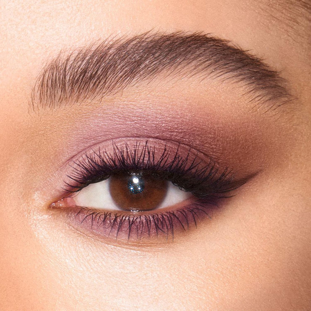 MYSTER ROSEY deep brown pan detail illustrating rich pigment payoff benefit