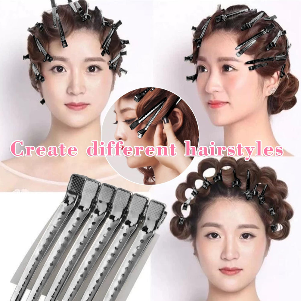 Mythos clips in salon use securing hair sections for styling and coloring