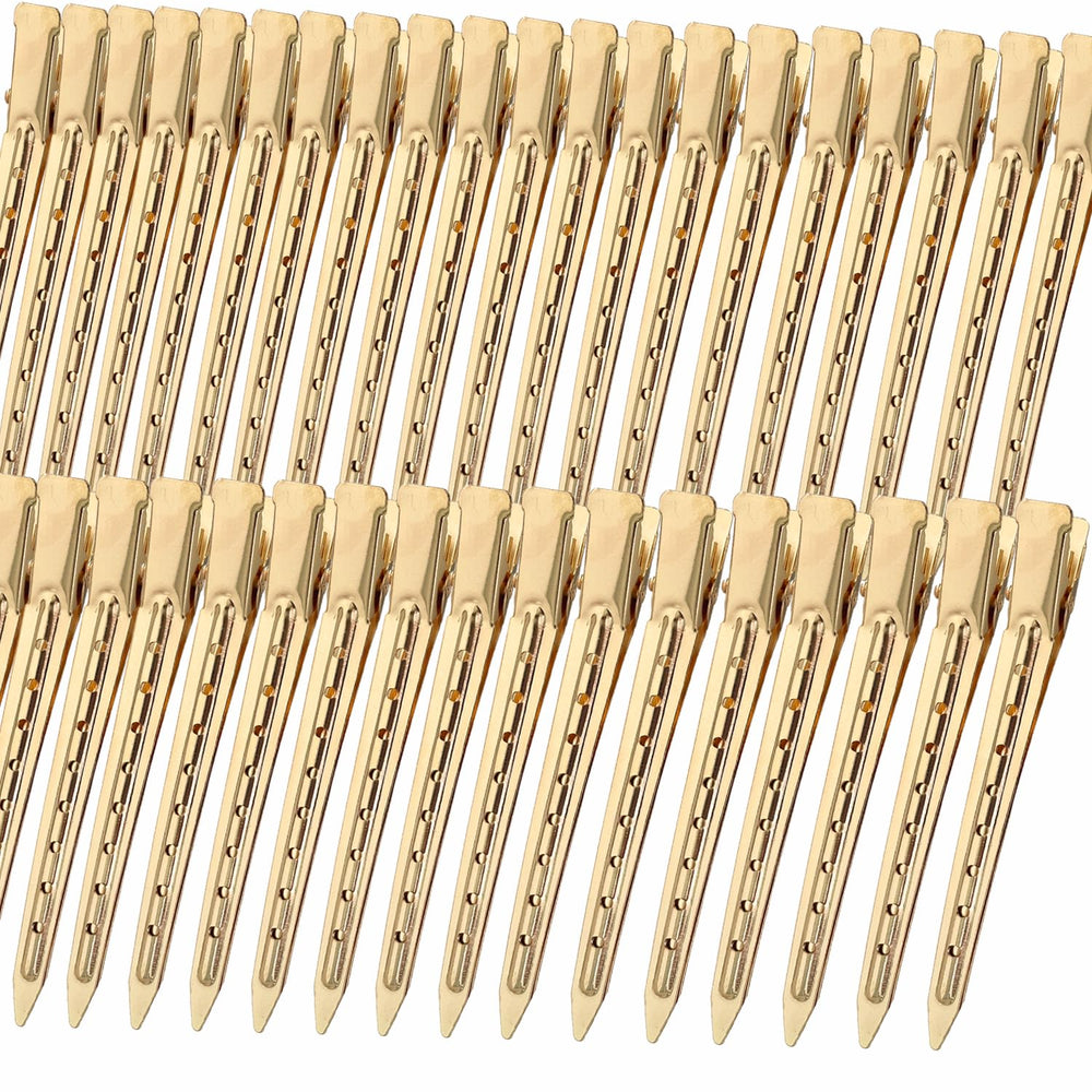 Mythos front pack of 40 golden clips showing professional supply benefit