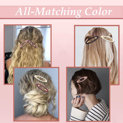 Mythos clip holding thick hair showing strong hold and no slippage