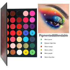 MYUANGO eyeshadow applied on model eye showing blendability and dimensional finish