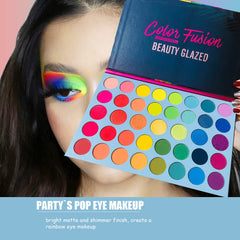 MYUANGO matte texture zoom showing smooth blendable powder that layers without patching