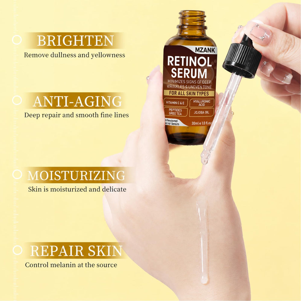 MZANK hyaluronic acid serum texture close-up for deep hydration