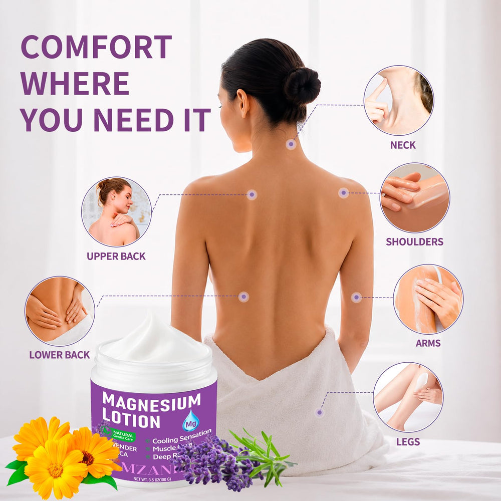MZANK close-up label and directions showing clear usage benefits
