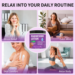MZANK jar on nightstand suggesting bedtime routine relaxation benefits