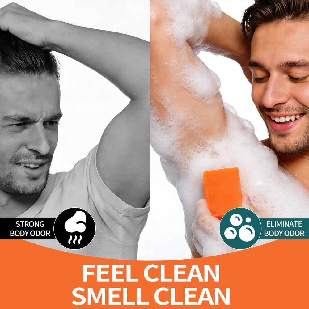 MZANK persimmon soap lather on hand demonstrating rich foam and cleansing