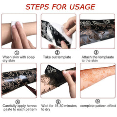 Mzstgh temporary henna tattoo on woman at beach party enhancing style