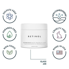 NAELI retinoid cream being applied to hand demonstrating easy absorption benefit