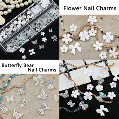 NAFIGO charms on fingernails showing accurate size and impact