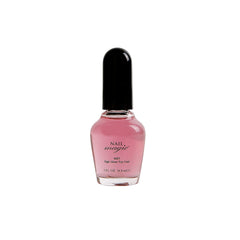 Nail Magic bottle with colored polishes illustrating compatibility and enhanced color benefit