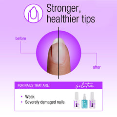 Nail Tek brush detail demonstrating even application for stronger nails