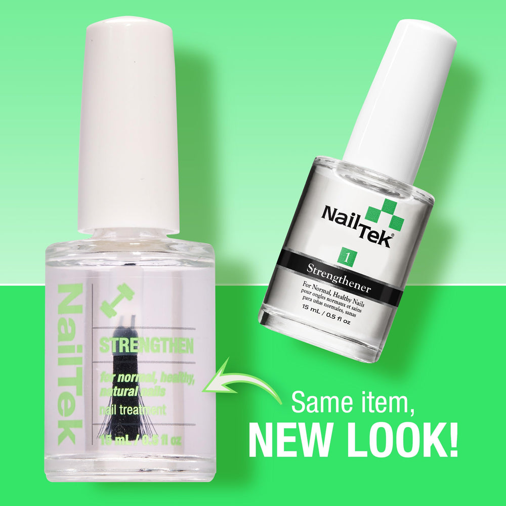 Nail Tek brush and cap detail demonstrating easy, controlled application