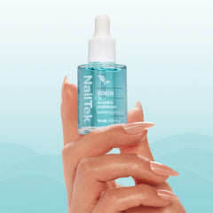 Nail Tek before and after cuticles showing visibly smoother edges
