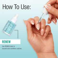 Nail Tek label close-up highlighting plant-based ingredients and vitamin E