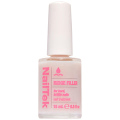 Nail Tek front bottle showing clear ridge filler and sleek packaging benefit: visible results