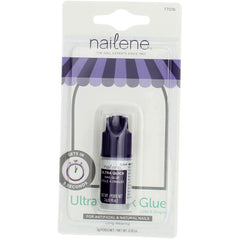 Nailene bottle held in hand to show compact 0.10 oz size and portability