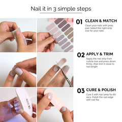NAILOG party-ready manicure in lifestyle setting conveying polished event-ready look