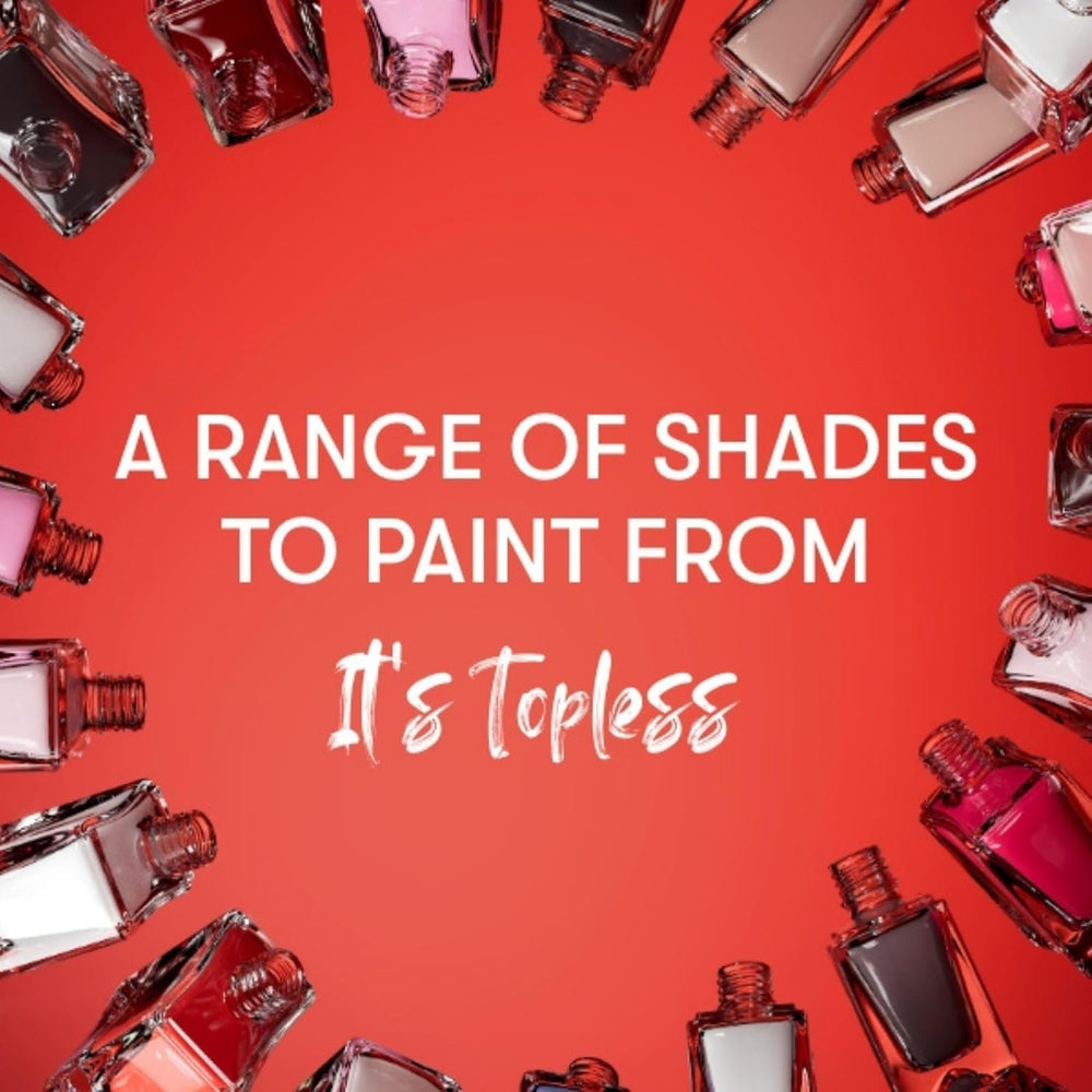 Nails Inc label close-up showing vegan and ingredient details for conscious buyers