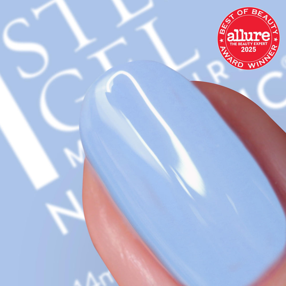 Nails Inc wide non‑drip brush closeup showing easier, faster application