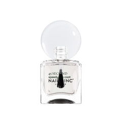 Nails Inc label and cap detail highlighting clean-beauty 21-free benefit