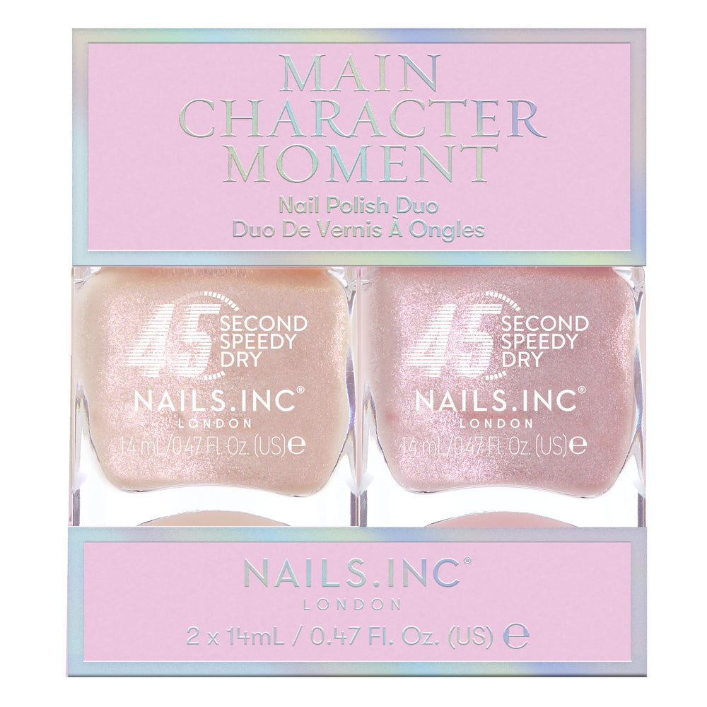 Nails Inc spring summer manicure lifestyle shot showcasing glossy finish
