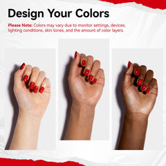 Nailshion being applied on fingernails showing easy-glide brush and even coat