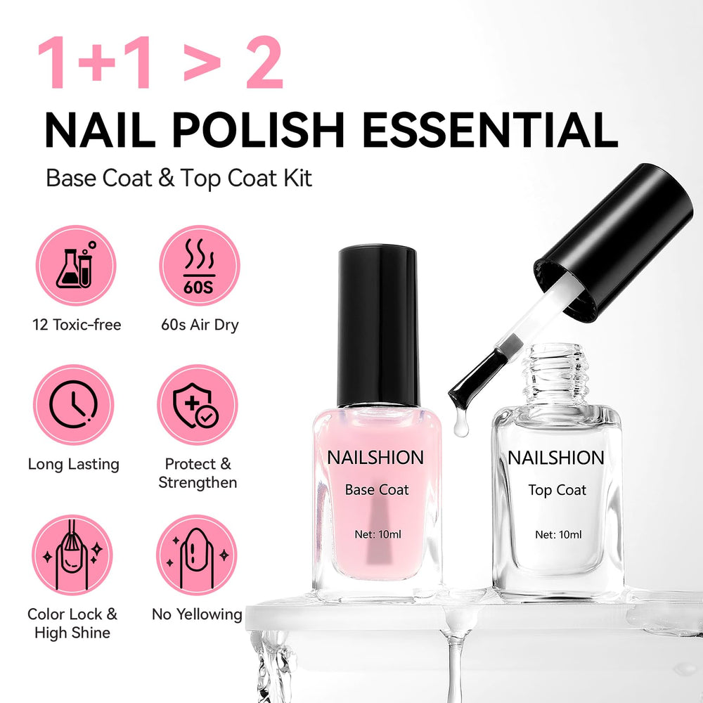 Nailshion bottle cap and label close-up highlighting ingredients