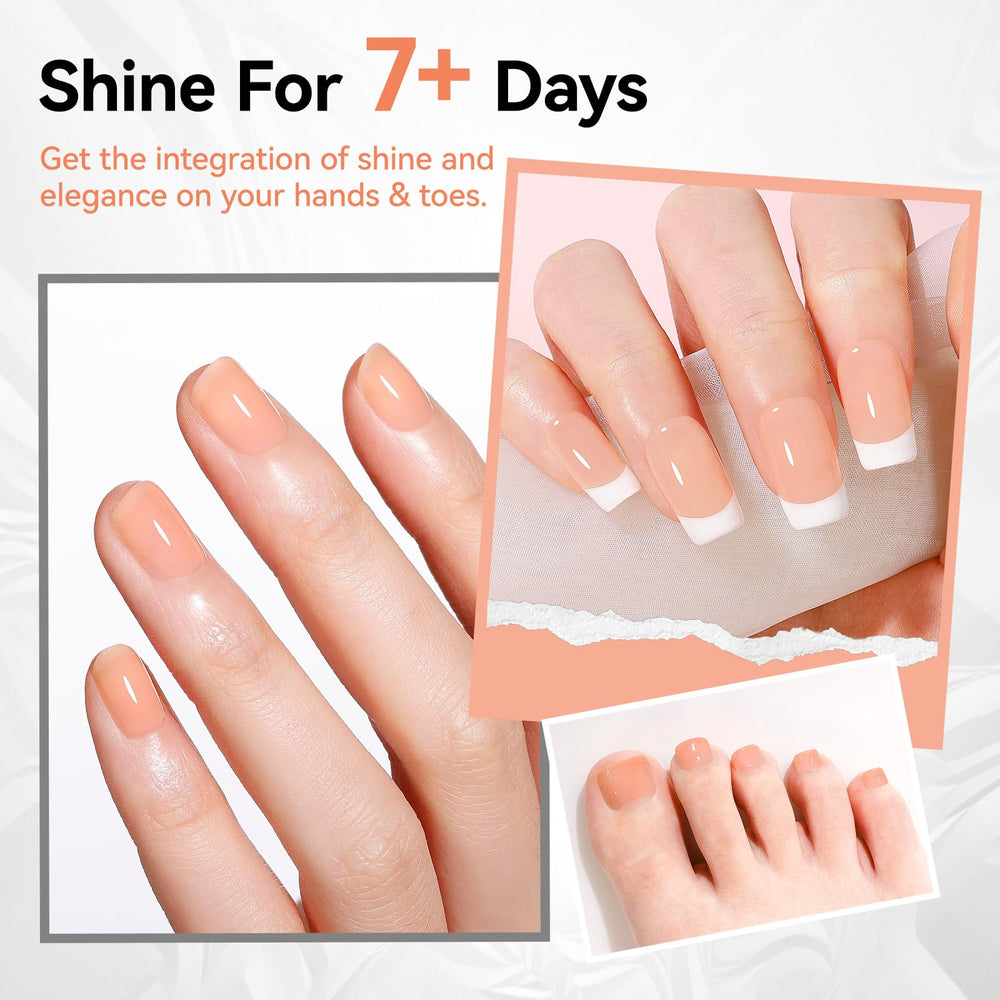 Nailshion open bottle highlighting jelly texture and reflective shine