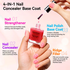 Nailshion brush and cap detail for precise application and smooth strokes