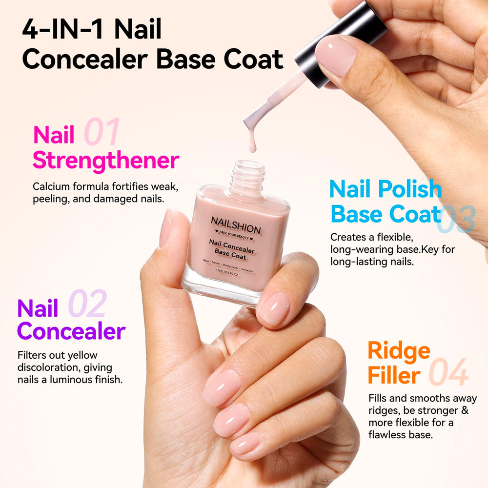 Nailshion brush and cap detail demonstrating smooth, even application