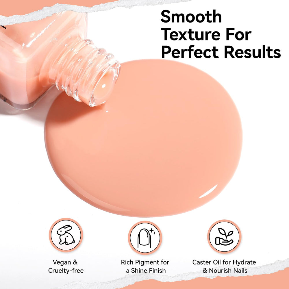Nailshion brush close-up demonstrating smooth application and control