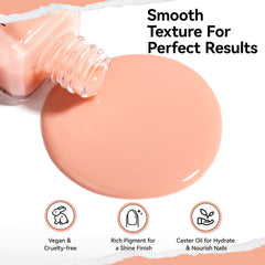 Nailshion brush close-up demonstrating smooth application and control