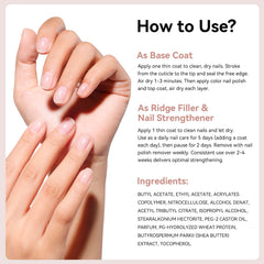 Flatlay of Nailshion with manicure tools showing salon-quality results at home