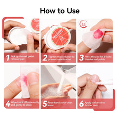 Nailshion post-removal nails showing clean, residue-free manicure prep