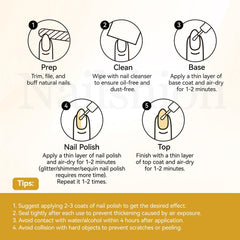 Nailshion kit in travel pouch representing quick-dry, on-the-go convenience