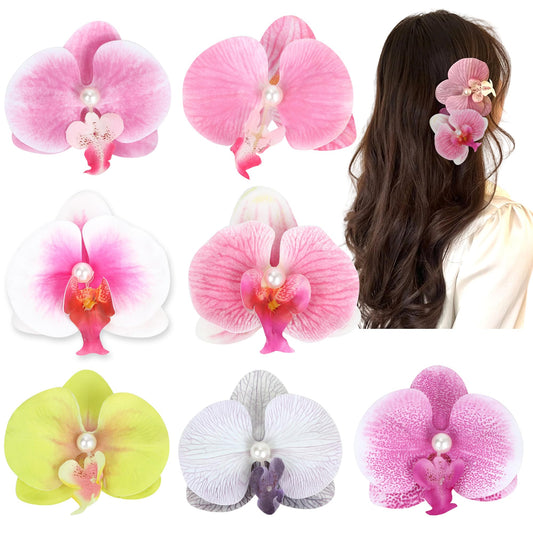 NAISIER front packaging showing seven colorful flower clips and gift box, perfect for gifting