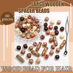 NAISKA beads threaded on braided hair showing natural accent benefit style