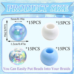 NAISKA scattered beads displaying four styles and mix-and-match benefit