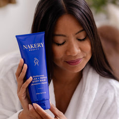 Nakery in a bedside setting illustrating sleep ritual and relaxation benefit