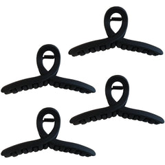 Nalodu front view large matte black clip showing sleek design and secure hold