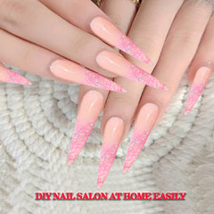 Namgznso finished stiletto nail art showcasing versatile design options