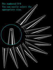 Namgznso painted stiletto design example demonstrating customization and color payoff